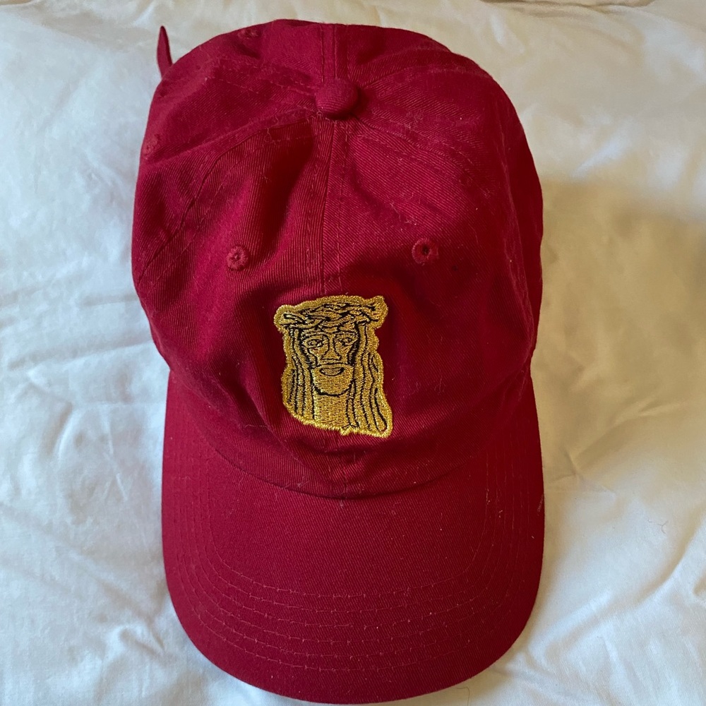 Jesus Piece NEWHATTAN Red Hat Adjustable Back Closure One Sz Fits All